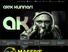 Tablet Screenshot of alexkunnari.com